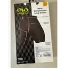 Athletic Works Compression Shorts Men Large Black Long Performance Stretch New