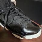 Jordan 6 Rings  ps  Black white Mid Top Kids Basketball Sneakers 1y 323432-011