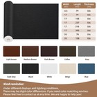 Leather Repair Kits  Large Vinyl Repair Patch For Couches Furniture   black