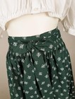 Dirndl Apron  s medium  - 89cm - Green White Floral
