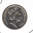 1995 Australia Brillant Uncirculated Five Cent Qeii   Echidna Coin   5 Coins 