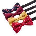 Ausky 8 Packs Elegant Adjustable Pre-tied Bow Ties For Men Boys Mixed Color 