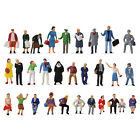 30pcs Different Poses Ho Scale 1 87 Well Painted Standing Seated People Figures