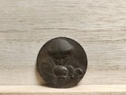 Ovid Yencesse  mother And Child  French Art Nouveau Bronze Medal  27mm  7g 