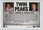 2019 Rittenhouse Twin Peaks Archives Shelly Johnson   Gordon Cole  34 0ad