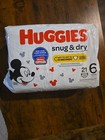 Huggies Snug   Dry Baby Diapers  Size 6  21 Ct