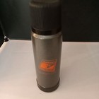 Vintage Aladdin Stanley Thermos Insulated 13  Screw Top Green W  Handle Metal