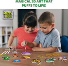 3d Art Kit - Aqua Puffs Animals  Stocking Stuffers  Paint By Number Craft For Ki