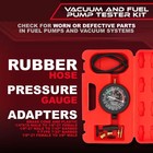 Car Vacuum Tester Gauge Test  Auto Diagnostic Tool Compact Portable Kit Tool Red