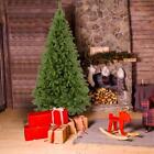5 Types Premium Snow Flocked Hinged Artificial Christmas Tree Unlit Metal Stand