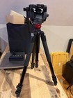 Manfrotto 055xprob Tripod - Black- With 701hdv   Mbag80pn