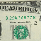  10 Frn 1977 Series      Rare Vintage    uncirculated W misaligned Cut