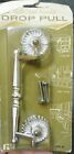 National Lock Vtg Cabinet Drop Pull  brass white  Lot Of 9