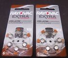 60 X Rayovac Extra 312 Size Hearing Aid Batteries Zinc Air 10 Packs Used By 2028