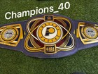 Indiana Pacers Nba Championship Title Legacy Belt Adult Size 2mm Brass