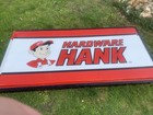 Hardware Hank Home Improvement Store Advertising Sign Red White Black