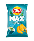5 Lays Max Wavy Tzatziki Flavor Potato Chips Snacks 120g 4 2oz