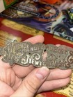 Antique Brass Nameplate  New York Usa
