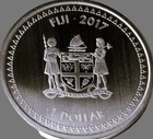 Lot Of 4 2017  Fiji  The Grt Wave 1  Oz   Silver Coin   999 In Capsule Lot Of 4