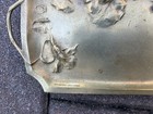 Antique French Art Nouveau Gilt Bronze bronze Dore Vide-poche Tray With Handles
