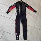 O neill Hammer 3 2 Full Wetsuit Size Large Style 2285 Black   Red Good Condition