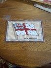 Antique Cigar Box Tobacco Felt Liner New Zealand Flag 5 5  X 8  Flannel