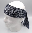 Nike Jordan Dri-fit Head Tie Jumpman Adult Elephant Print Wolf Grey black white