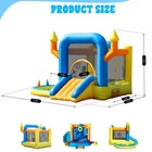 Inflatable Bounce House Kids Jumping Castle With Slide Ball Pit With Blower