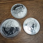 3-2014 1 Oz British Silver Britannia Coins