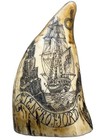 Resin Faux Whale Tooth Scrimshaw Capt  N  Vincent Stenrofjord