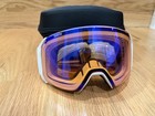 Smith 4d Mag S Goggles - Never Worn - Storm Blue Lens  White Knit Band