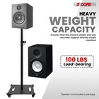 5core Speaker Stand 2pcs Heavy Duty Adjustable 61  Dj Pa Stands 35mm W Wheels