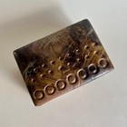 Vtg Mid Century Modern Alvino Bagni Raymor Htf Brown Sea Garden Cigarette Box