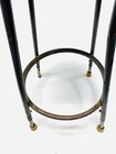 Vintage Industrial Metal Shop School Stool Chair 24  Seat Height Science Class
