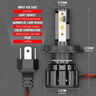 For Honda Cbr250r 2011-2013 High Power Hid Led Headlight H4 Bulbs Lights Bulb