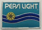 Vintage Pepsi Light Patches Embroidered Sew On Iron Soda Soft Drink Lemon