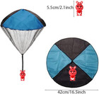 6 Pack Parachute Toy Outdoor Hand Throw Flying Toys For Kids Boys Girls Easter B