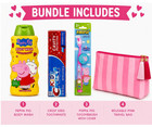 Peppa Pig Kids Bath Gift Set Body Wash Toothpaste Toothbrush Travel Bag