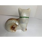 Vintage Iridescent Ceramic Cat Figurine Luster Glaze Retro  Brazil 5 25 