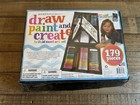 Kids 179 Piece Artist Box Set  Double Sided Trifold Easel Art Set Used