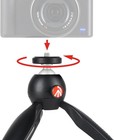 Manfrotto Pixi Mini Tripod   Made In Italy Black For Gopro Iphone Cell Phone Dji
