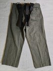 Vintage Swedish Military Post Wwii  1952  100  Wool Army Cargo Pants 36x28  pic 