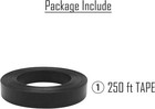 Black View Blocking Privacy Tape Weave For Chain Link Fence 75m 250 Ft Roll Uv R