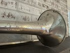 Vintage Wwi Frank Hilton Trombone Usqmc Engraved  1910s Chicago Silver Plated 