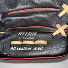 Rawlings Highlight Series H115hb 11 1 2 Inch Leather Baseball Glove Rht Black