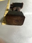 Vintage Hawaii Lucky Tiki Statue 7  Figurine Faux Wood Resin Tropical Bar Decor