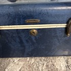Vintage 1950s Samsonite Swatter Bros Admiral Blue Makeup Train Cosmetic Case