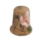 Wooden Thimble Flower Branson Missouri Vintage