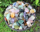 Assorted Rough India Mix Stones  1000 Carat Bulk Lot  raw Natural Rocks 