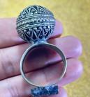 Extremely Rare Ancient Roman Bronze Ring Authentic Antique Artifact Sz 14